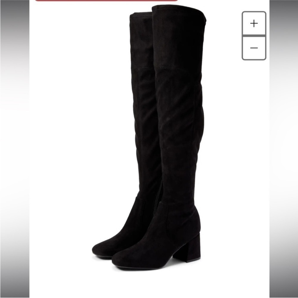 Nine West Black Blocky‎ 2 Over-The-Knee Boot Size 7.5